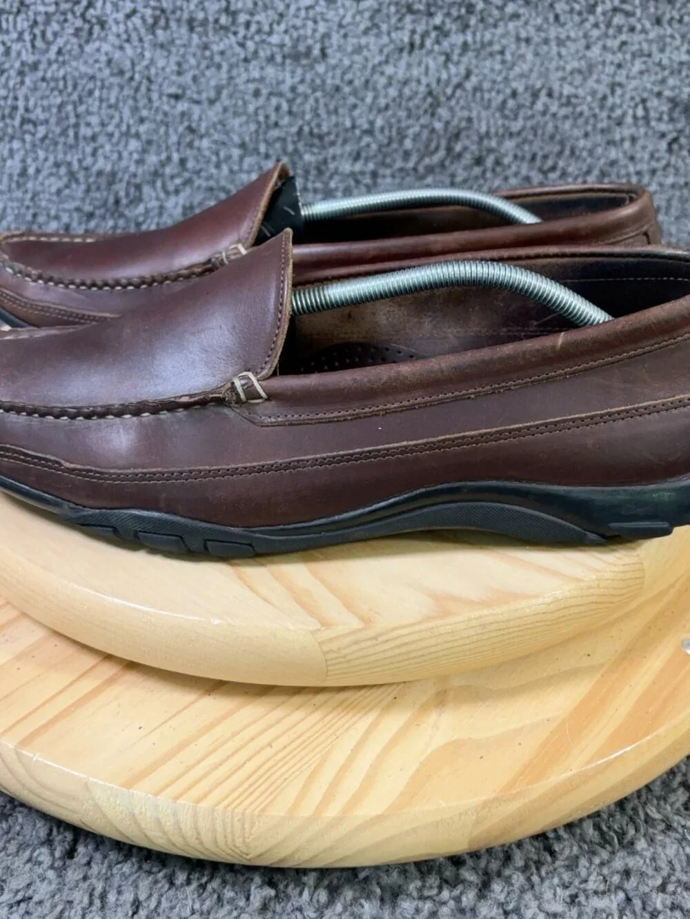 Allen Edmonds Shoes Boulder Driving Moccasin Mens Size 12 Brown Leather Slip On